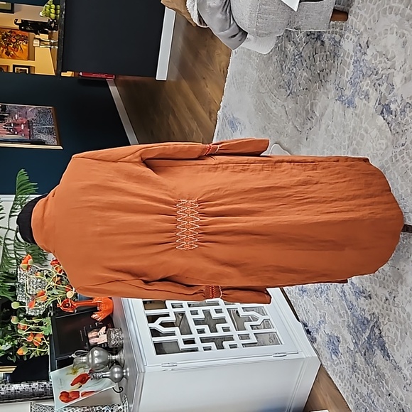 Free People rust / caramel coat Fits Small To Med - Picture 7 of 9